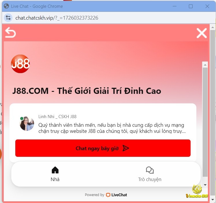 J88 có dịch vụ chăm sóc khách hàng chuyên nghiệp và chu đáo
