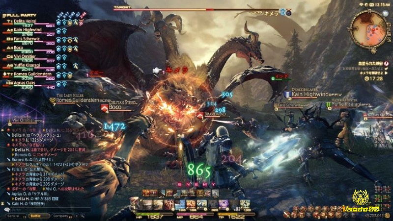 Final Fantasy XIV là một MMORPG nổi tiếng với cốt truyện sâu sắc và đồ họa ấn tượng.