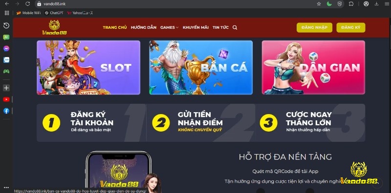 Quy trình trải nghiệm game bắn cá kiếm club tại vando88 đầy thú vị
