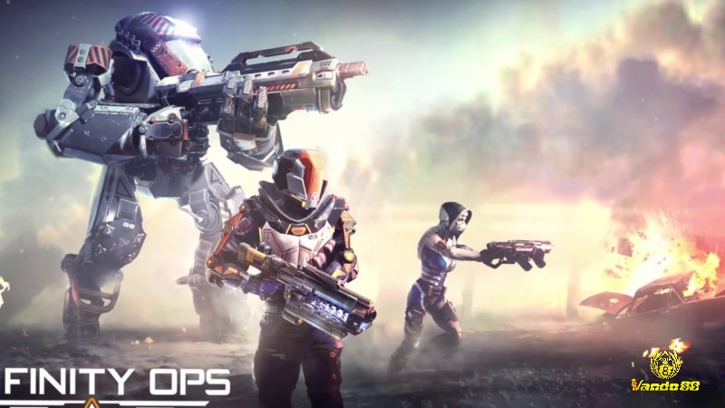Game bắn súng mobile Infinity Ops với bối cảnh khoa học viễn tưởng đẹp mắt và sắc nét
