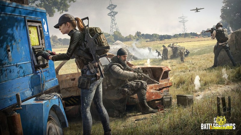 Di chuyển chiến thuật và ẩn nấp sau vật che là 1 cách chơi PUBG PC.