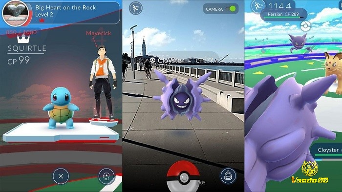 Pokémon – game bắt thú kinh điển, huấn luyện và chiến đấu sinh vật