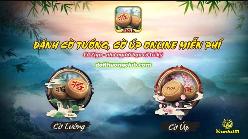 Cờ Tướng Online Ziga với đồ họa thiền thư thái và chế độ xếp hạng kịch tính