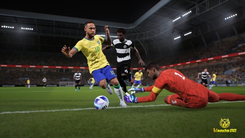 eFootball mang đến lối chơi kỹ thuật tinh tế và xứng đáng góp mặt trong những game đá bóng hay trên PC được yêu thích nhất.