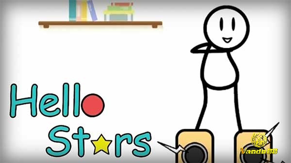 Hello Stars – vẽ đường, lợi dụng trọng lực để chạm sao