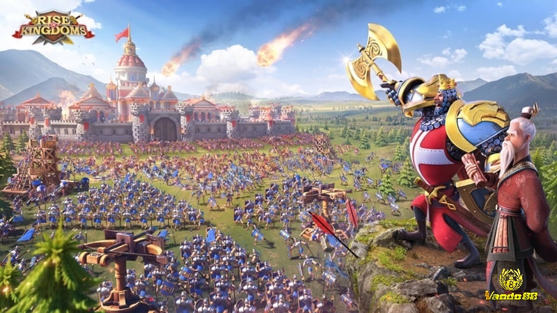 Rise of Kingdoms mang đến những trận chiến thời gian thực hoành tráng.