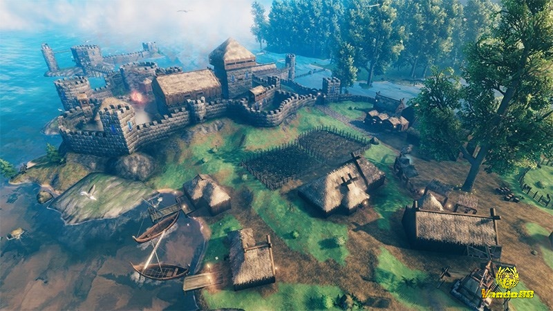 Xây dựng căn cứ Viking vững chắc trong thế giới thần thoại Bắc Âu.