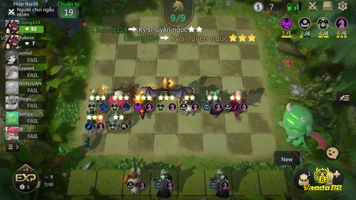 Auto Chess và TFT Mobile với chiến thuật sắp xếp đội hình