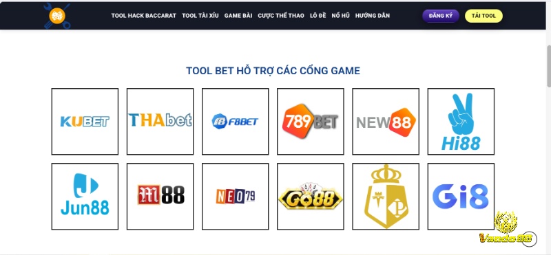 Toolbet hỗ trợ anh em cược thủ sử dụng trên nhiều cổng game phổ biến trên thị trường hiện nay