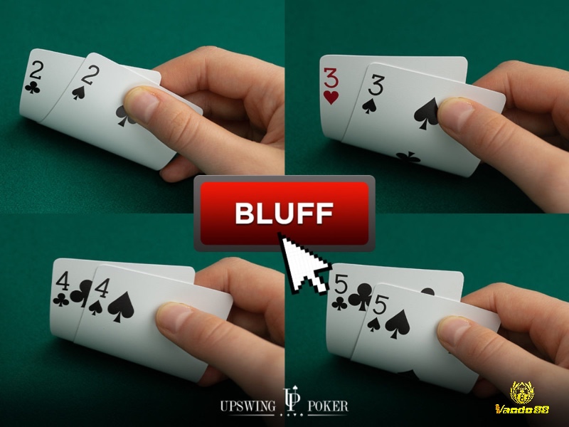 Bluff bằng bài rác trong Poker là gì tiềm ẩn rủi ro lớn nếu không chọn đúng thời điểm.