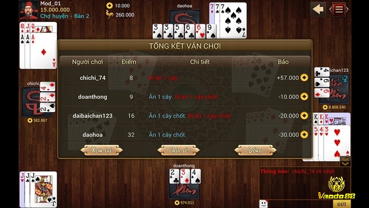 Trải nghiệm game phỏm Sân Đình với đồ họa cao cấp và không khí chiếu bài truyền thống.