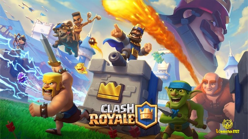 Clash Royale kết hợp thẻ bài, phép thuật và quân lính để phá tháp đối phương đầy chiến thuật
