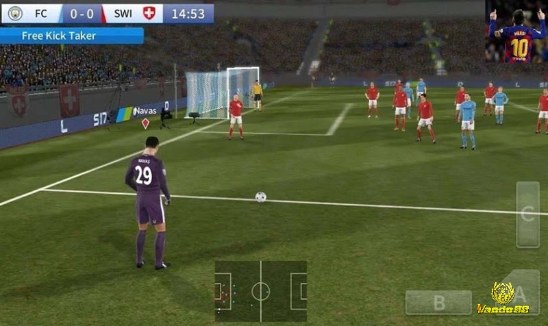 Tham gia chế độ PvP và các giải đấu trực tuyến trong game đá bóng online trên điện thoại.