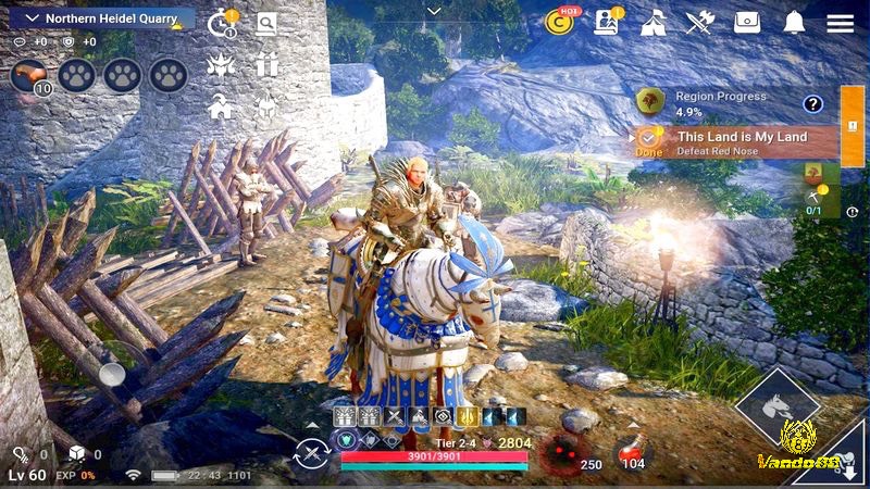 Black Desert Mobile là top game nhập vai mobile nổi bật nhờ đồ họa siêu thực và khả năng tùy biến nhân vật chi tiết đến từng đường nét.
