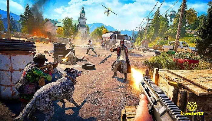 Những tiêu chuẩn thị giác cao cấp trong game Far Cry 5 mà Ubisoft xây dựng để tái hiện không gian Montana một cách sống động.