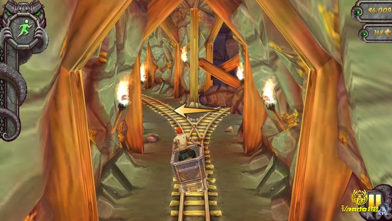 Temple Run sở hữu lối chơi đơn giản nhưng tạo cảm giác rượt đuổi cực đã cho mọi lứa tuổi