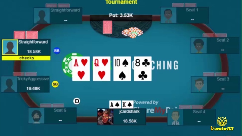 Tay bài top pair top kicker mang lại ưu thế lớn trong giai đoạn đầu ván đấu, đặc biệt trên bàn khô.