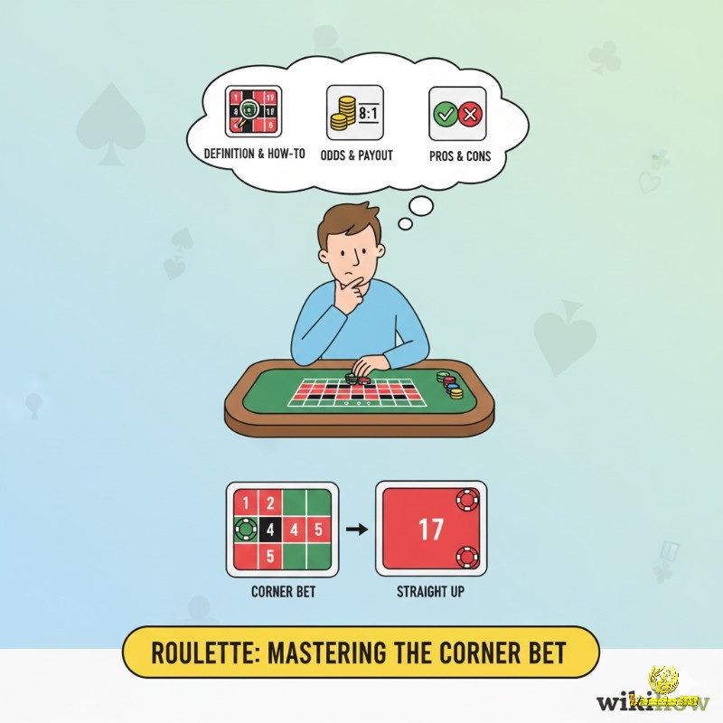 Người chơi roulette nghiên cứu cược góc, hiểu rõ định nghĩa, cách hoạt động, tỷ lệ thắng, trả thưởng, ưu nhược điểm để nâng cao trải nghiệm