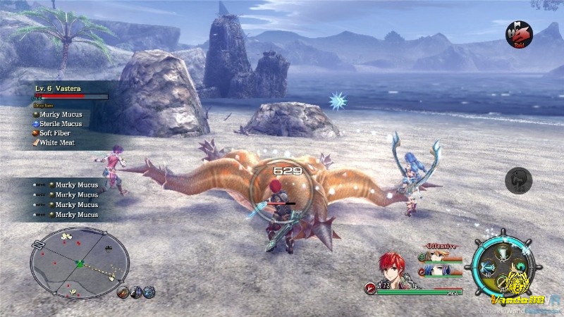 Combat thời gian thực Ys VIII nhanh, gọn, buộc đổi nhân vật để đọc nhịp và tận dụng điểm yếu