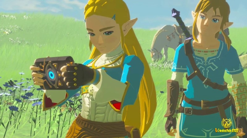 Ký ức của Zelda và Link hiện lên giữa khung cảnh Hyrule đổ nát