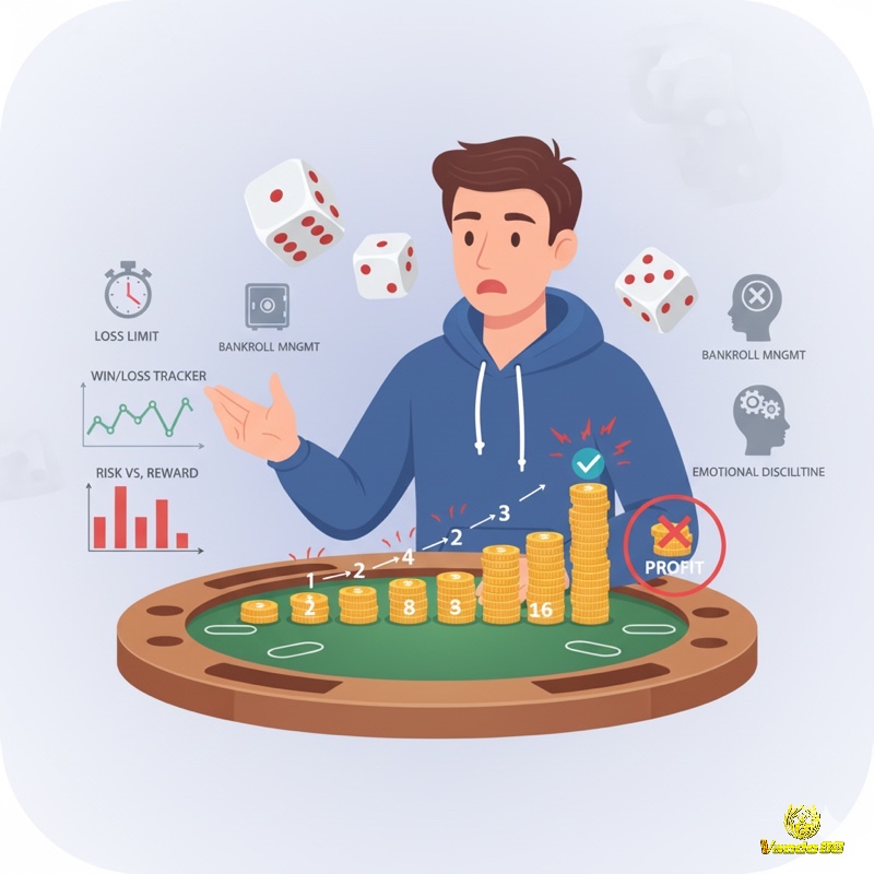 Người chơi áp dụng chiến thuật gấp thếp thông minh, quản lý vốn và nhận biết rủi ro để tối ưu lợi nhuận