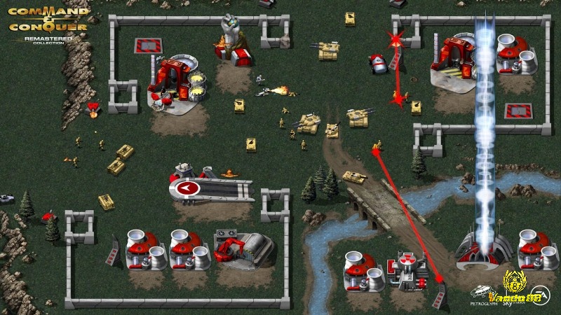Trận đấu Multiplayer trong Command & Conquer Remastered Collection