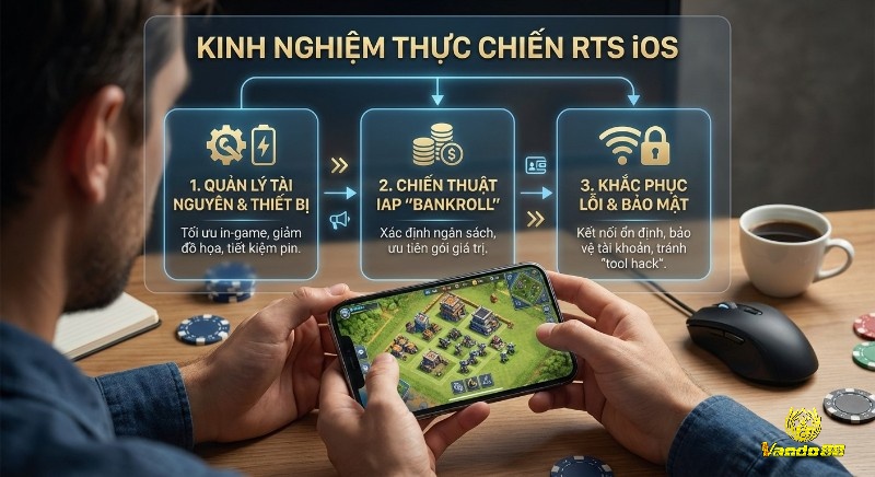 Hướng dẫn 3 kinh nghiệm thực chiến RTS trên iOS để tối ưu game, quản lý IAP và đảm bảo an toàn tài khoản