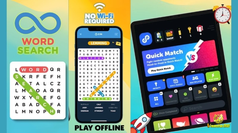 Infinite Word Search Puzzles: Tìm từ thư giãn, phù hợp mọi lứa tuổi