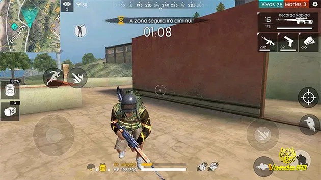 Vòng loot ngắn trong Free Fire giúp kiểm soát khu vực tốt hơn