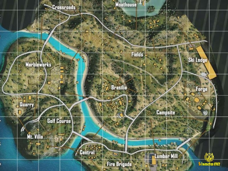 Kiểm soát bản đồ Free Fire để chọn hướng di chuyển an toàn