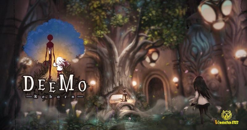 Khung cảnh Deemo với piano cổ và bầu không khí trầm lắng trong lâu đài