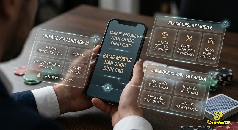 Tổng hợp 3 game mobile Hàn Quốc đỉnh cao, cung cấp cái nhìn về đồ họa Unreal Engine 4, combat non-target và RPG chiến thuật