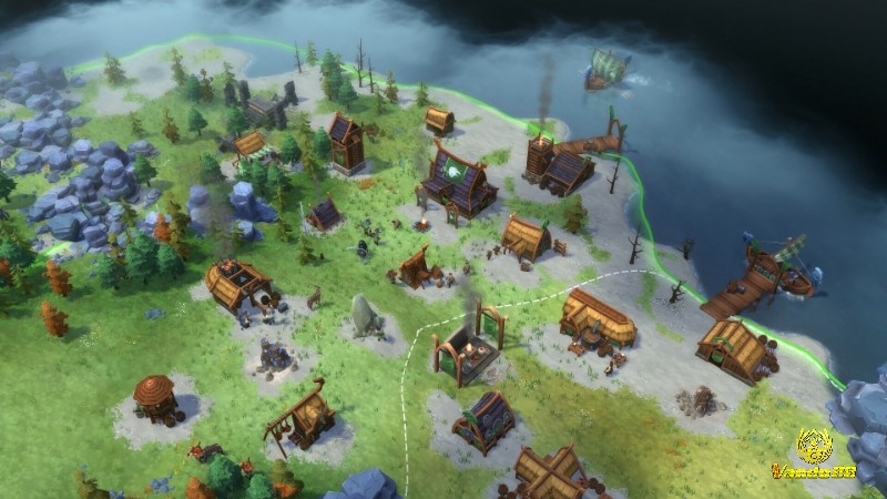 Northgard nổi bật với bối cảnh Viking, quản lý tài nguyên và chiến thuật sinh tồn giàu chiều sâu