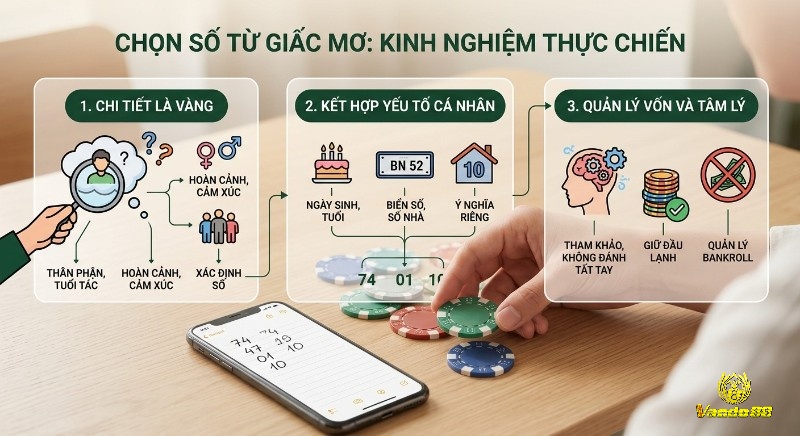 Quy trình 3 bước chọn số từ giấc mơ theo kinh nghiệm thực chiến: phân tích chi tiết, yếu tố cá nhân và quản lý vốn
