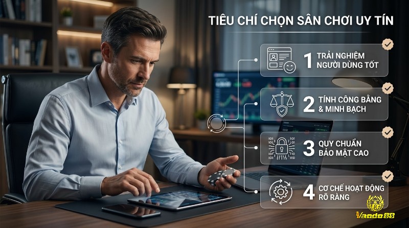 Tiêu chí chọn sân chơi uy tín, đánh giá trải nghiệm người dùng, tính công bằng, bảo mật cao, cơ chế hoạt động game vui ai là triệu phú online rõ ràng