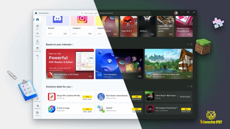 Microsoft Store là kho game tiện lợi cho người dùng hệ điều hành Windows